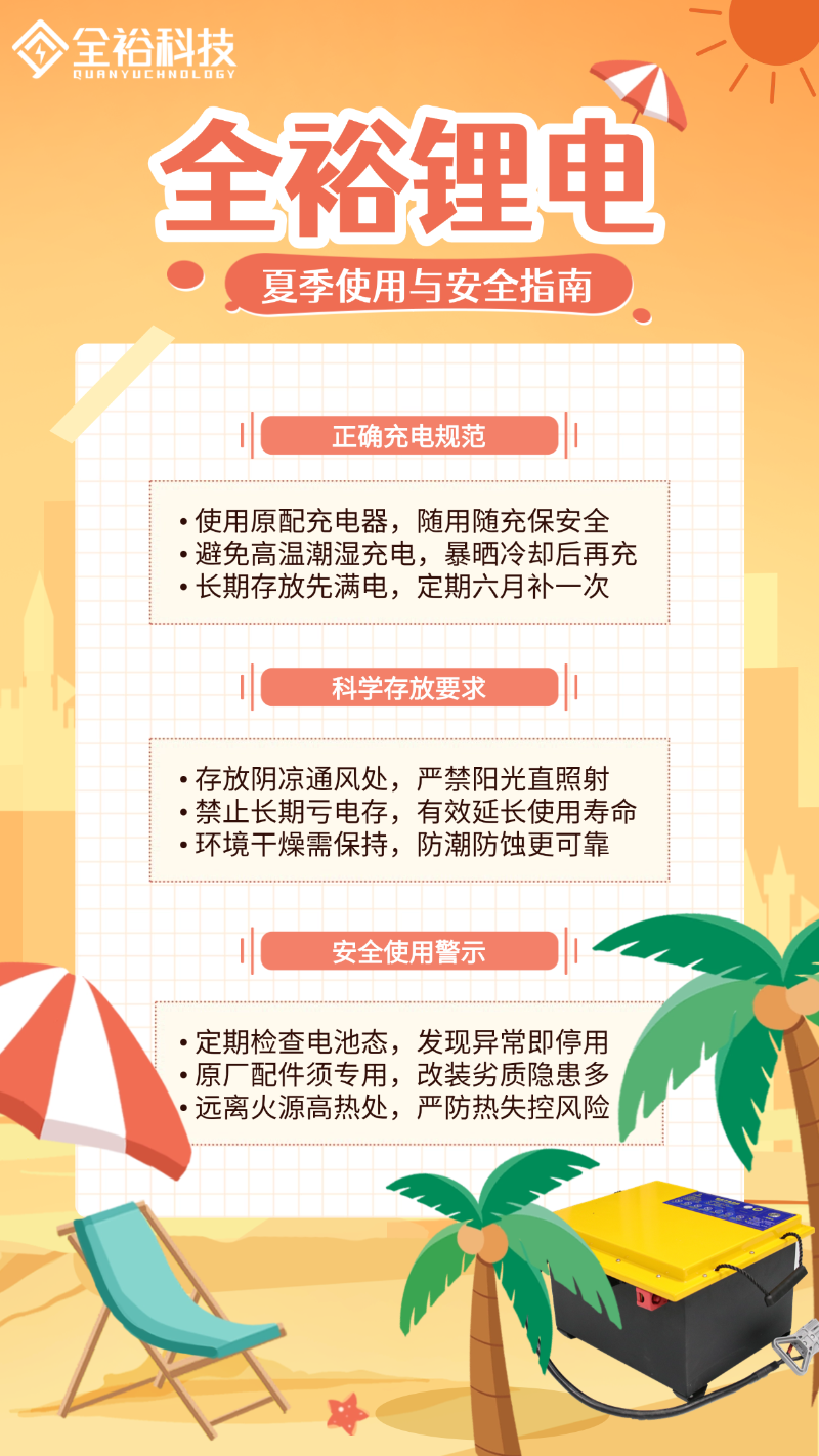 夏季使用與安全指南